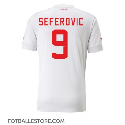 Sveits Haris Seferovic #9 Bortedrakt VM 2022 Kortermet